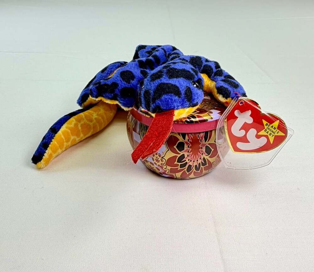 Ty Beanie Baby 1995 Lizzy The Lizard Plush